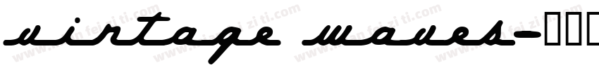 Vintage Waves字体转换